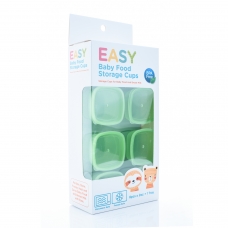 EASY Breastmilk & Baby Food Storage Cups (2oz)- Green
