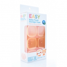 EASY Breastmilk & Baby Food Storage Cups (2oz)- Orange