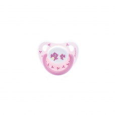 Autumnz Orthodontic Baby Silicone Soother With Hygiene Cover *Joyful Bears Pink* (Single) *Size S/M/L*
