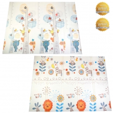 Autumnz - PE Foldable Baby Playmat (Dimension:  150cm x 200cm x 1.5cm [Size M]) *Friendship Tree / This Is My World*