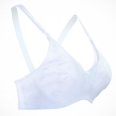 (Clerance) ELLA Padded Nursing/Maternity Bra (Satin White)