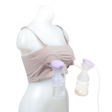 Autumnz Hands Free Pumping Bra - Latte (Size S/M/L/XL)