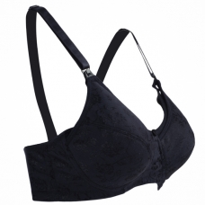 Autumnz - ELLA Padded Nursing/Maternity Bra (Satin Black)