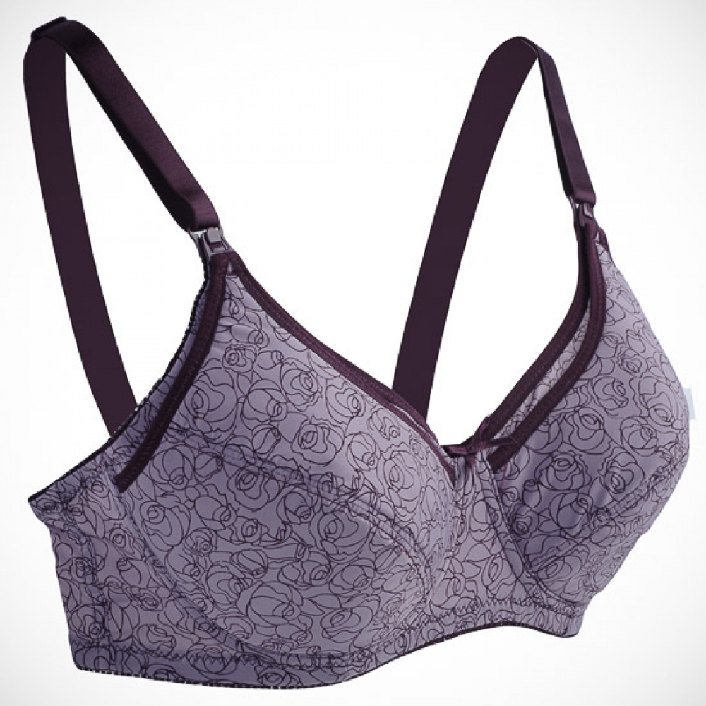 ELLA Padded Nursing/Maternity Bra (Heather) - Autumnz