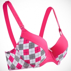 SALE - FLORENCE T-Shirt Nursing Bra (Underwired)*Chequered*