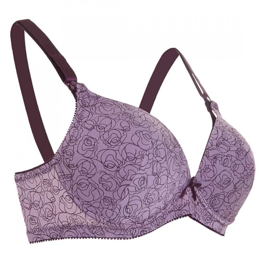 Lauren Nursing Bra (No underwire) - Heather - Autumnz